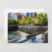 Carte Postale Mémorial du 11 septembre (Devant / Derrière)