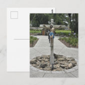 Carte Postale Mémorial du Crucifix St. Augustine Floride (Devant / Derrière)