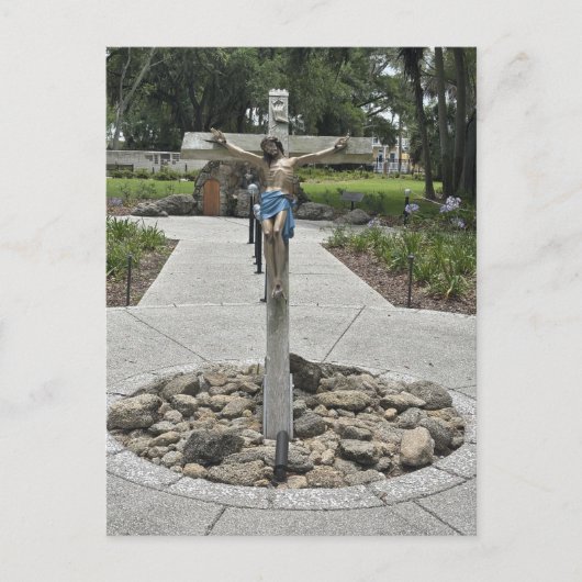 Carte Postale Mémorial du Crucifix St. Augustine Floride (Devant)