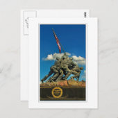 Carte Postale Mémorial Iwo Jima (Devant / Derrière)