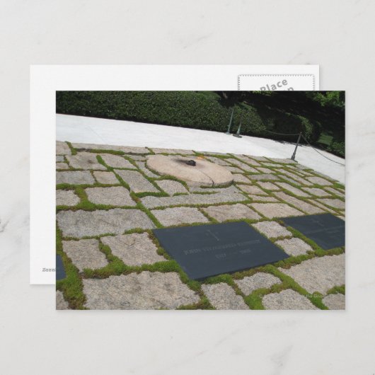 Carte Postale Mémorial JFK (Devant / Derrière)