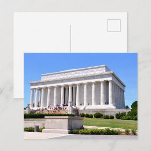 Carte Postale Mémorial Lincoln Washington DC Voyage