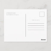 Carte Postale Memorial Modern Simple Chic 9 Photo Collage (Dos)