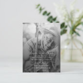 Carte Postale Memorial Modern Simple Forever dans nos coeurs Pho (Debout devant)