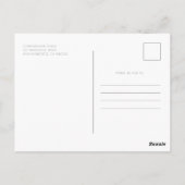 Carte Postale Mémorial Moderne Chic Simple 9 Photo Collage (Dos)