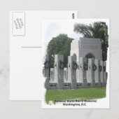Carte Postale Mémorial national de la deuxième guerre mondiale (Devant / Derrière)