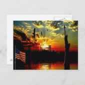 CARTE POSTALE MÉMORIAL SKYLINE (Devant / Derrière)