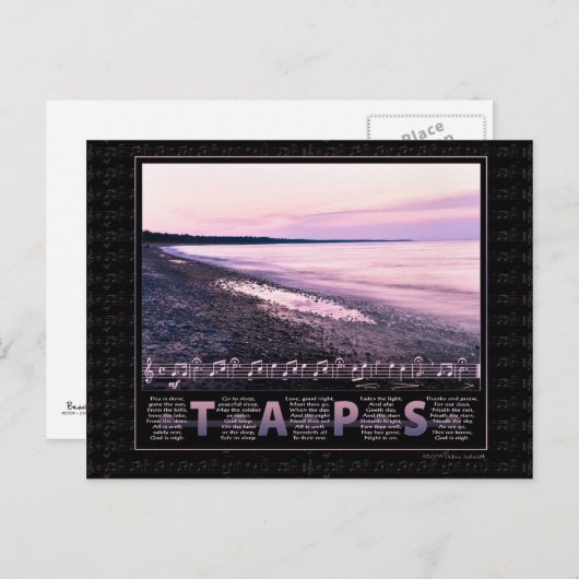 Carte Postale Mémorial Taps (Devant / Derrière)