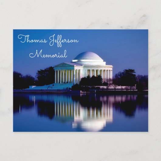 Carte Postale Mémorial Thomas Jefferson (Devant)