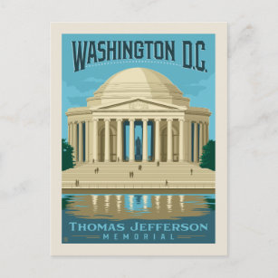 Carte Postale Mémorial Thomas Jefferson   Washington, D.C.