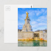 Carte Postale Mémorial Victoria, palais de Buckingham, Londres (Devant / Derrière)