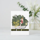 Carte Postale Memphis Belle Pin Up (Debout devant)