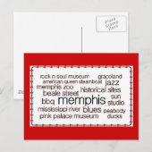 Carte Postale Memphis en Brown (Devant / Derrière)