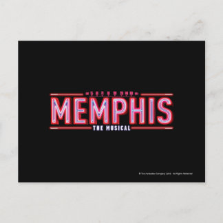 Carte Postale MEMPHIS - Le logo musical
