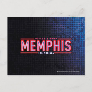 Carte Postale MEMPHIS - Le logo musical