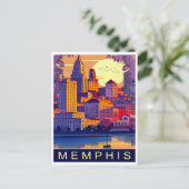 Carte Postale Memphis, Mississippi River, Voyage (Debout devant)