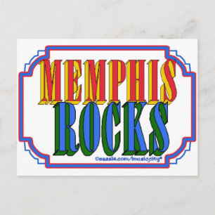 Carte Postale Memphis Rocks