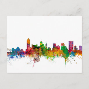 Carte Postale Memphis Tennessee Skyline
