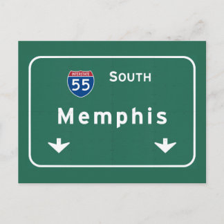 Carte Postale Memphis Tennessee tn Interstate Highway Freeway :