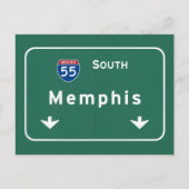 Carte Postale Memphis Tennessee tn Interstate Highway Freeway : (Devant)