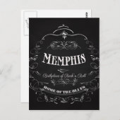 Carte Postale Memphis, Tennessee - Ville avec âme (Devant / Derrière)
