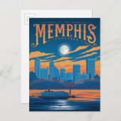 Carte Postale Memphis, TN (Devant / Derrière)
