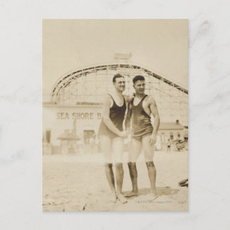 Carte Postale Men Standing