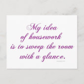 Carte Postale Ménage (Devant)