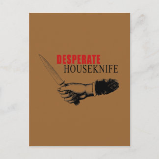 CARTE POSTALE MÉNAGE DÉSESPÉRÉ