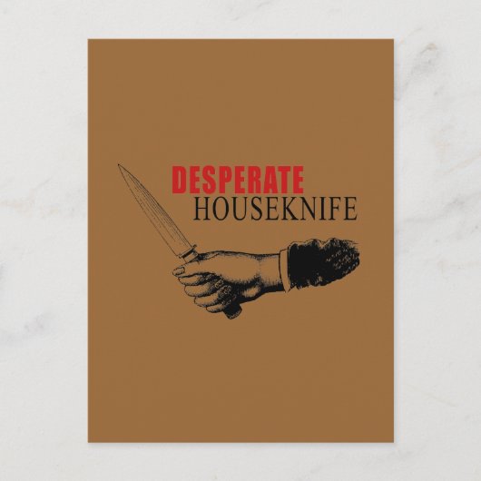 CARTE POSTALE MÉNAGE DÉSESPÉRÉ (Devant)