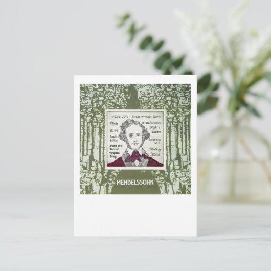 Carte postale Mendelssohn (Debout devant)