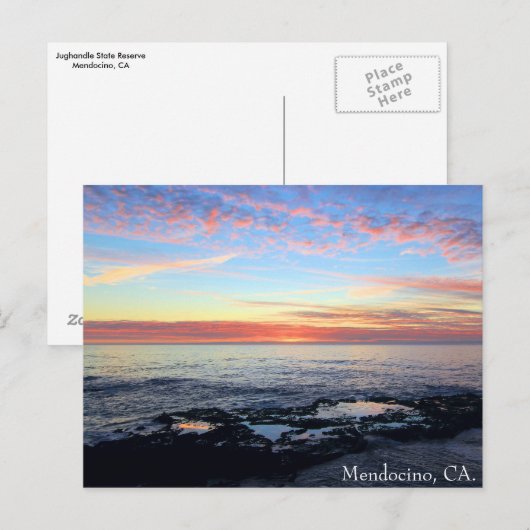 Carte postale Mendocino (Devant / Derrière)