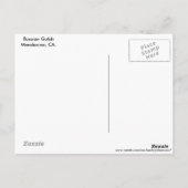 Carte postale Mendocino (Dos)