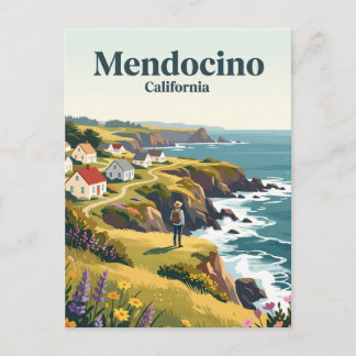 Carte Postale Mendocino California