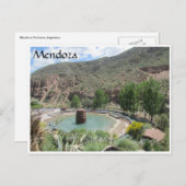 Carte Postale mendoza andes springs (Devant / Derrière)