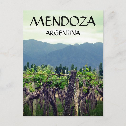 Carte Postale mendoza argentina (Devant)