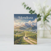 Carte Postale Mendoza Argentine (Debout devant)