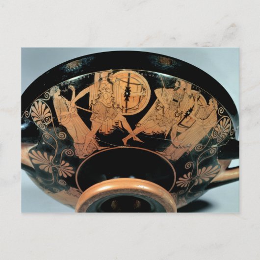 Carte Postale Menelaos, accompagné d'Aphrodite (Devant)