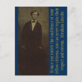 Carte Postale Mener avec respect et respect (Devant)