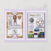 Carte Postale Menesant - Knight Mendelevium Épée (Dos)