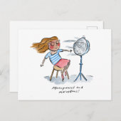 Carte Postale Menopausal et merveilleux (Devant / Derrière)