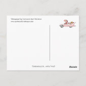 Carte Postale MENOPAUSE Cartoon Postcard par April McCallum (Dos)