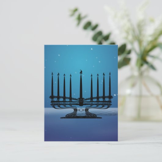 Carte Postale Menorah (Debout devant)
