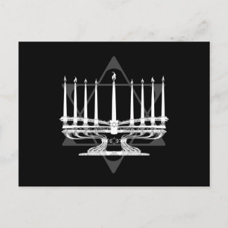 Carte Postale Menorah