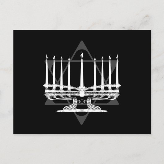 Carte Postale Menorah (Devant)