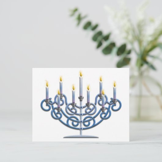 Carte Postale Menorah (Debout devant)