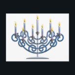 Carte Postale Menorah<br><div class="desc">menorah juive</div>