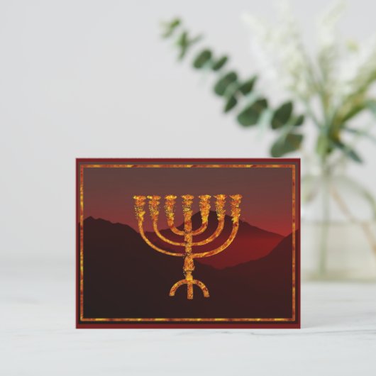 Carte Postale Menorah de Moshe (Debout devant)