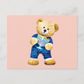 Carte Postale Menorah Teddy Bear (Devant)