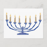 Carte Postale Menorah traditionnelle<br><div class="desc">Menorah traditionnelle</div>